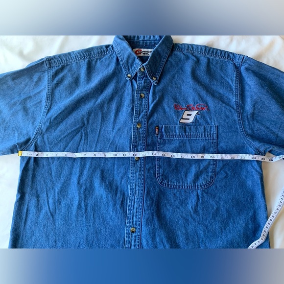 Vintage - Competitors View Bill Elliot chambray button down - Picture 7 of 9